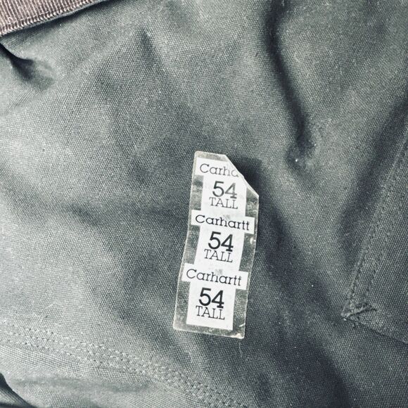 Vintage Carhartt Men 54 Tall Arctic Wear Quilt Lined Duck Canvas Coat C03 BLK US - Picture 6 of 11